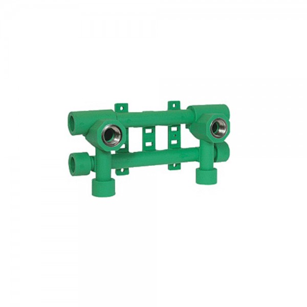 Aqua-Plus - PPR Rohr Hahn-Fixierungsanlage d = 20 mm, grün