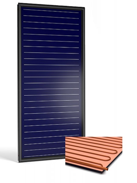 Flachkollektor Sonnenkollektor STI FKF 200V Cu/Cu (2,13 m²)