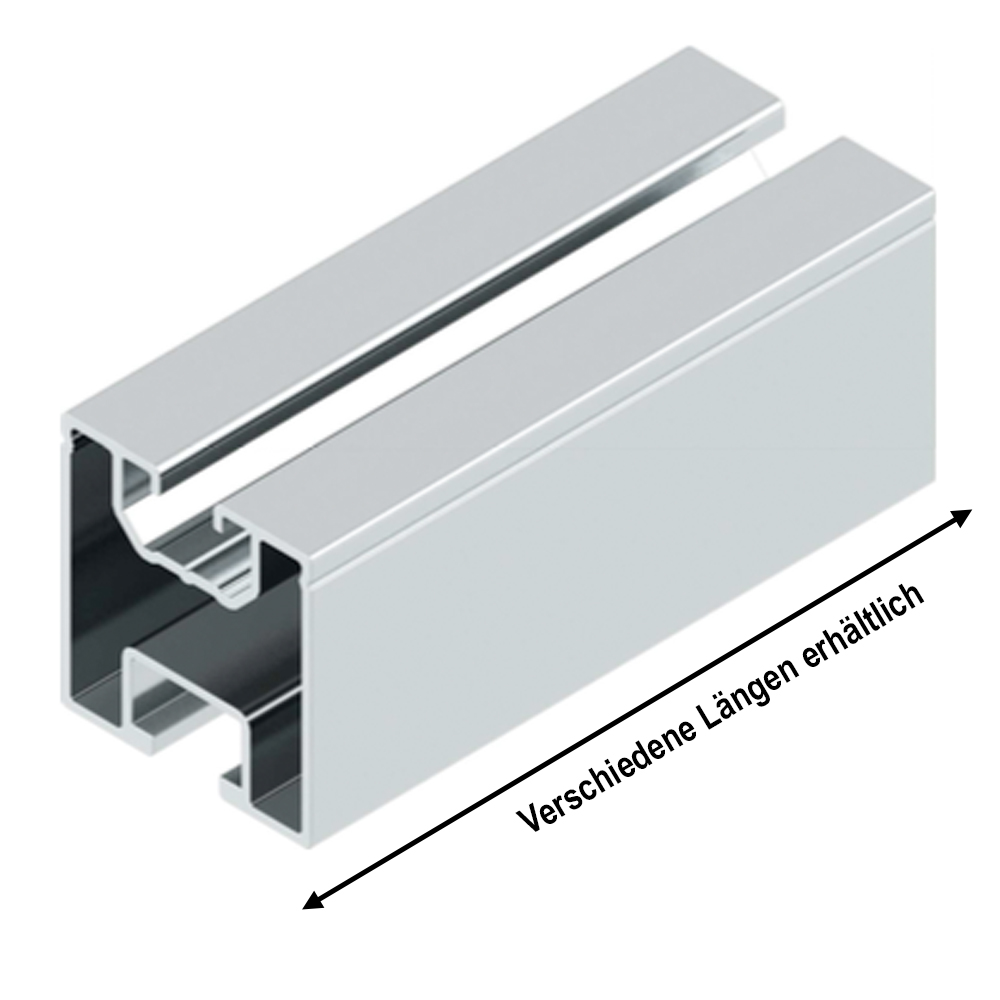 500-2000 mm 1 Stück Aluprofil 40×40 mm Nut 10 Aluminium Profil Montage System 