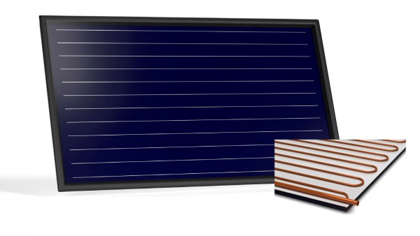Flachkollektor Sonnenkollektor STI FKF 200H Al/Cu (2,13 m²)