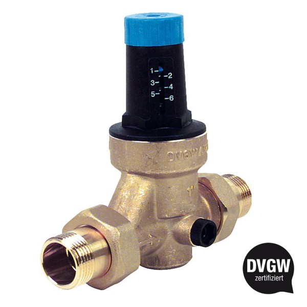 Druckminderer mit Skala DN15 bis DN50 Druckregler Wasser Luft ohne Manometer