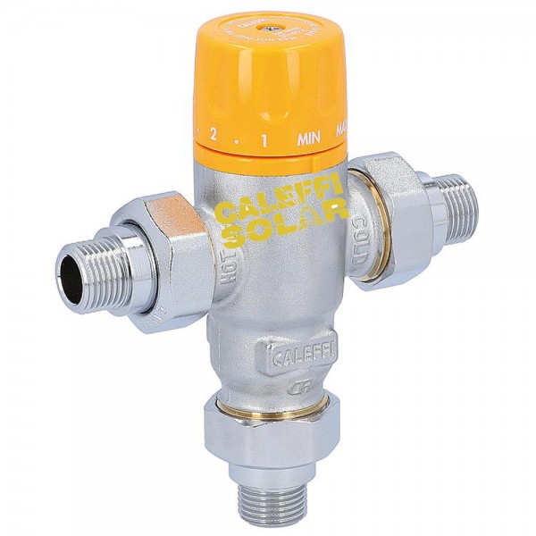 G1/2" Brauchwasser Mischer Mischventil Caleffi 20-55°C Thermostat Verbrühschutz 